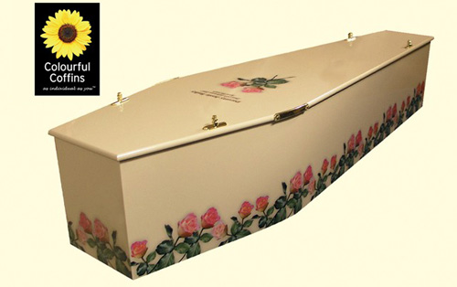 Roses - Colourful Coffin