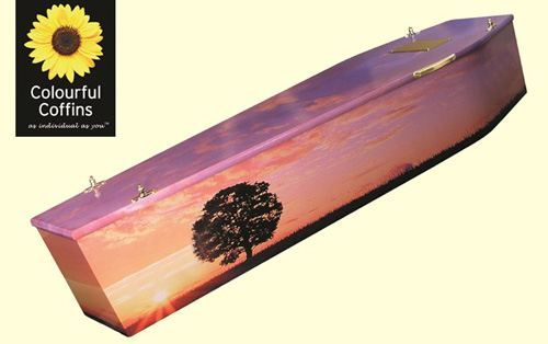 Sunset - Colourful Coffin